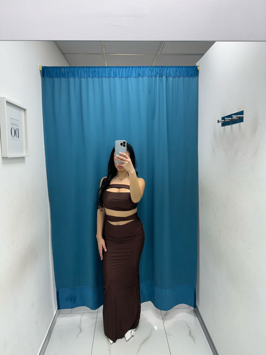 Coordinato top e gonna 8828