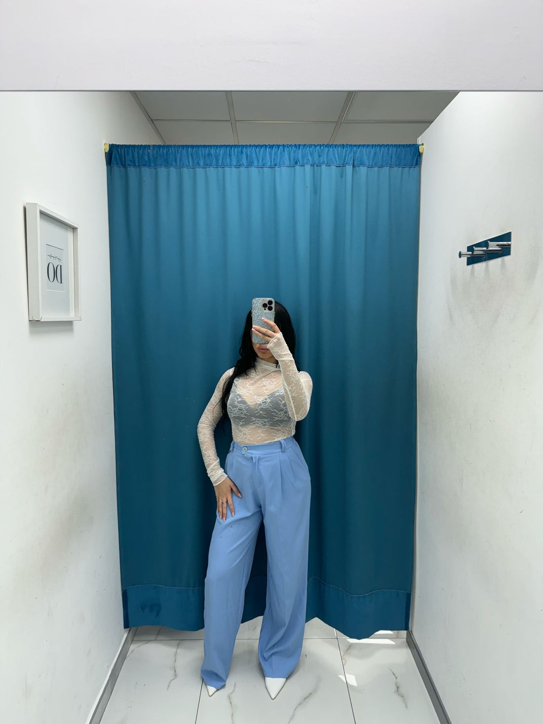 Pantalone wide leg 15592