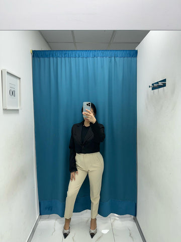 Pantalone slim fit beige 8870