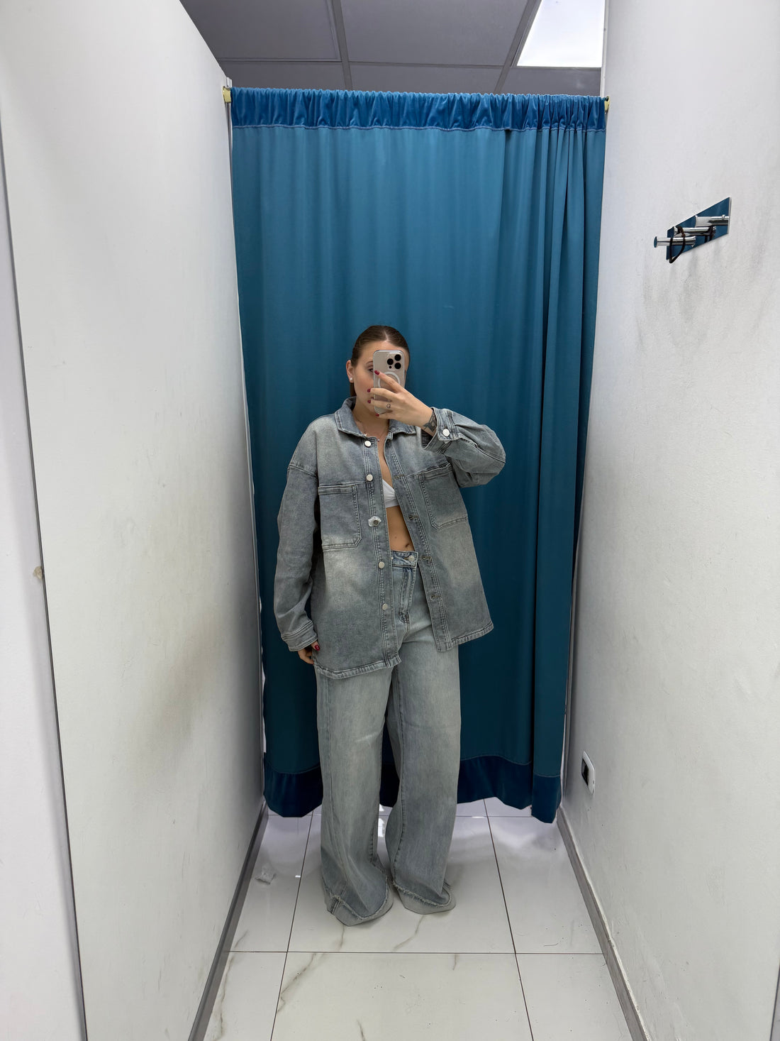 Coordinato in denim 3000/11131
