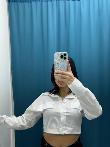 Camicia corta bianca 9595