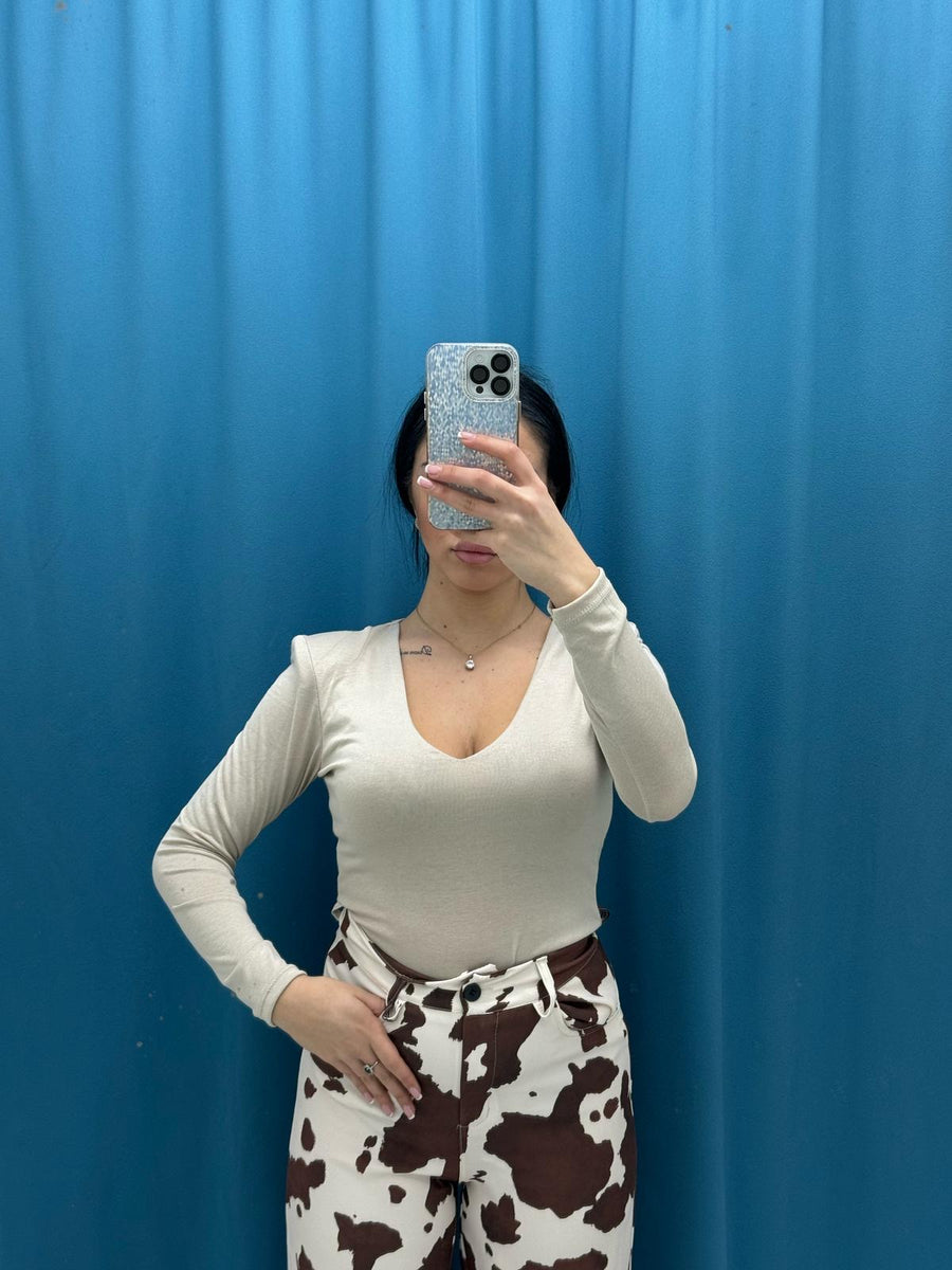 Body con scollo a V 5291