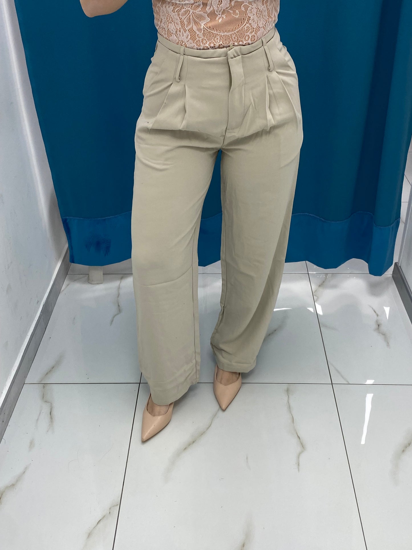 Pantalone wide leg 4916