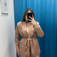 Tailleur satin giacca e pantalone GC32