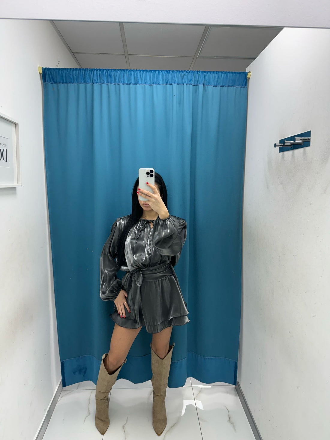 Vestito con balze 26501
