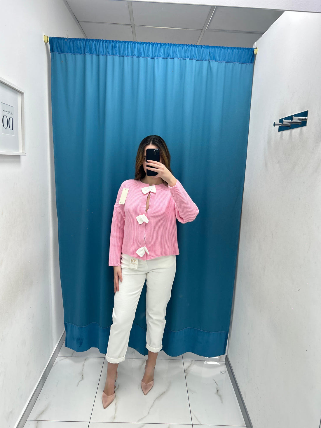 Cardigan con fiocchi 24921