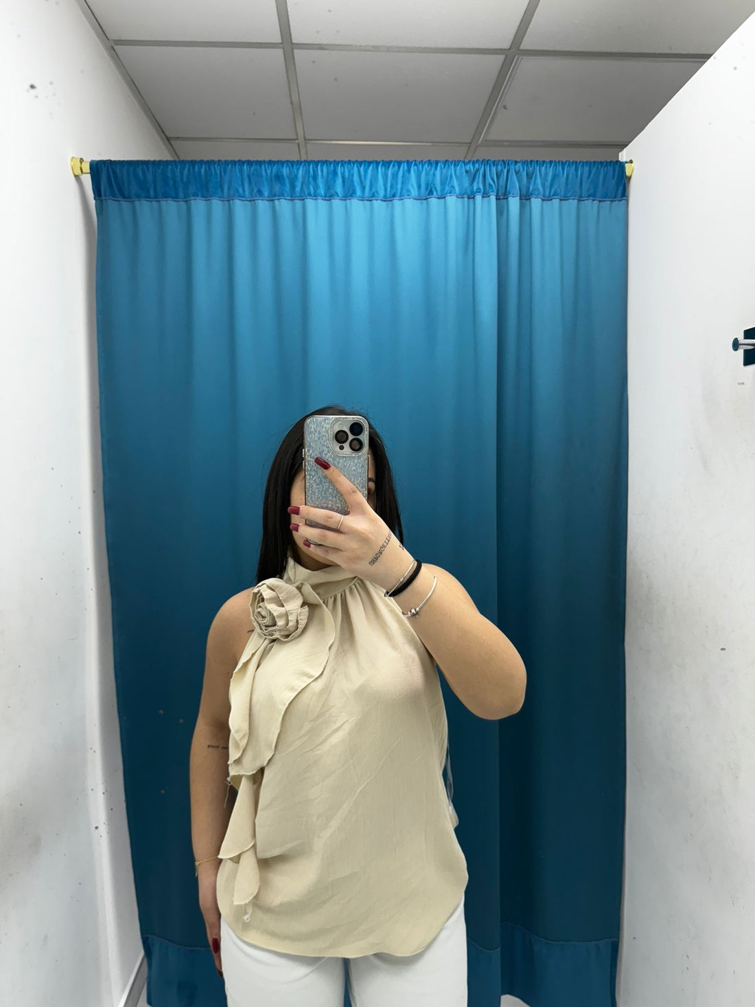 Blusa satin 3252