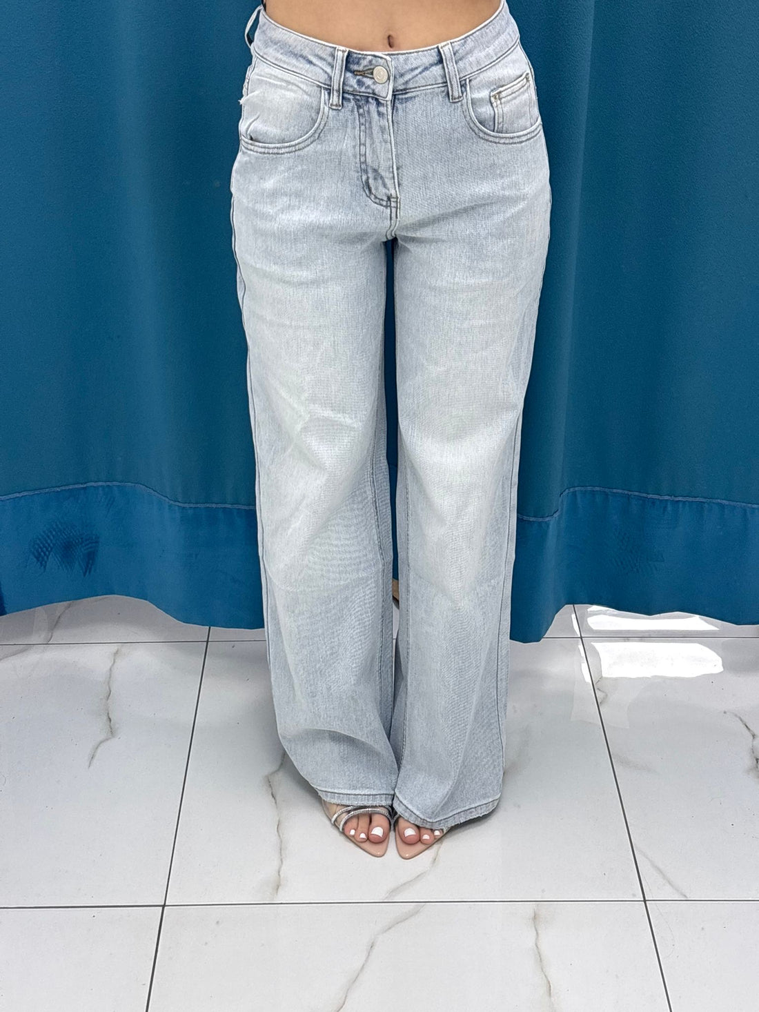 jeans"Dual Pink Spark"-82873