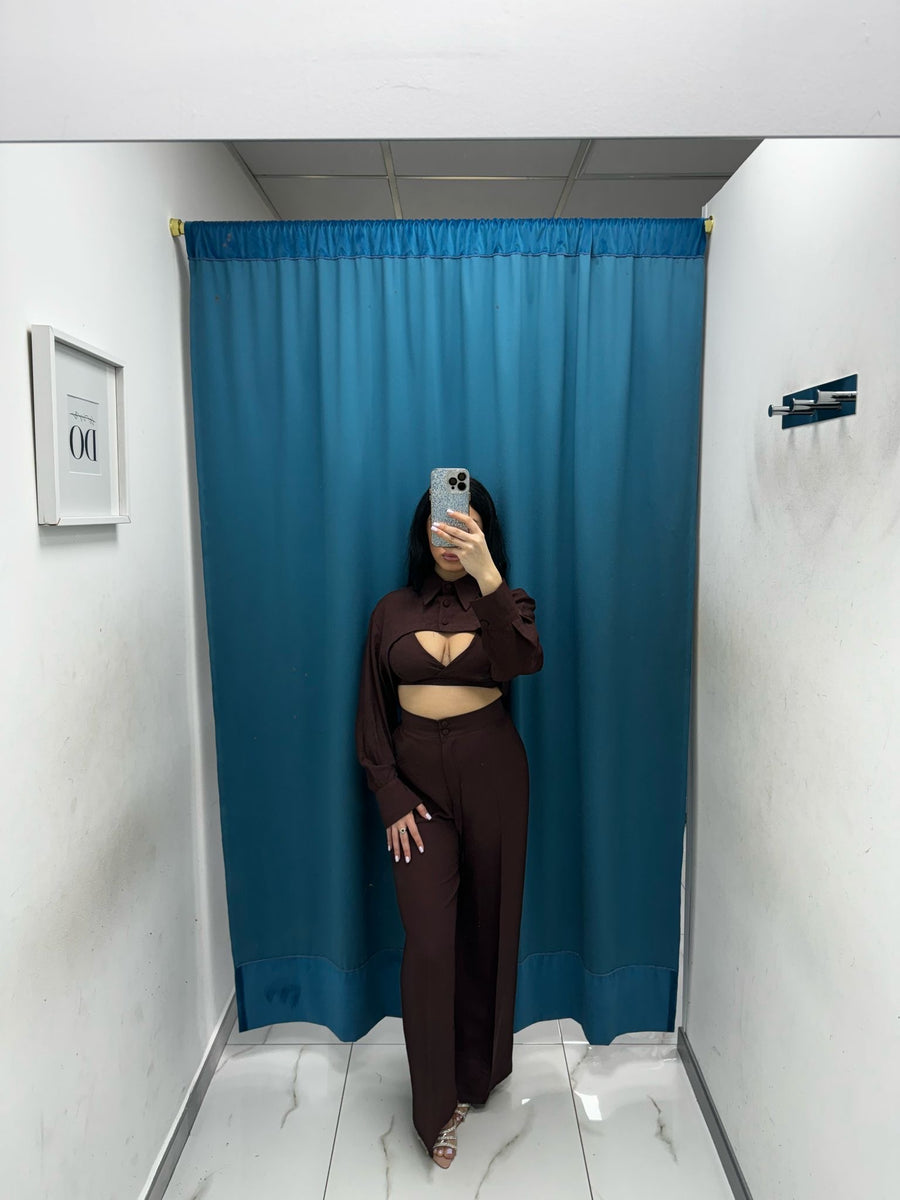 Coordinato top e pantalone 6333