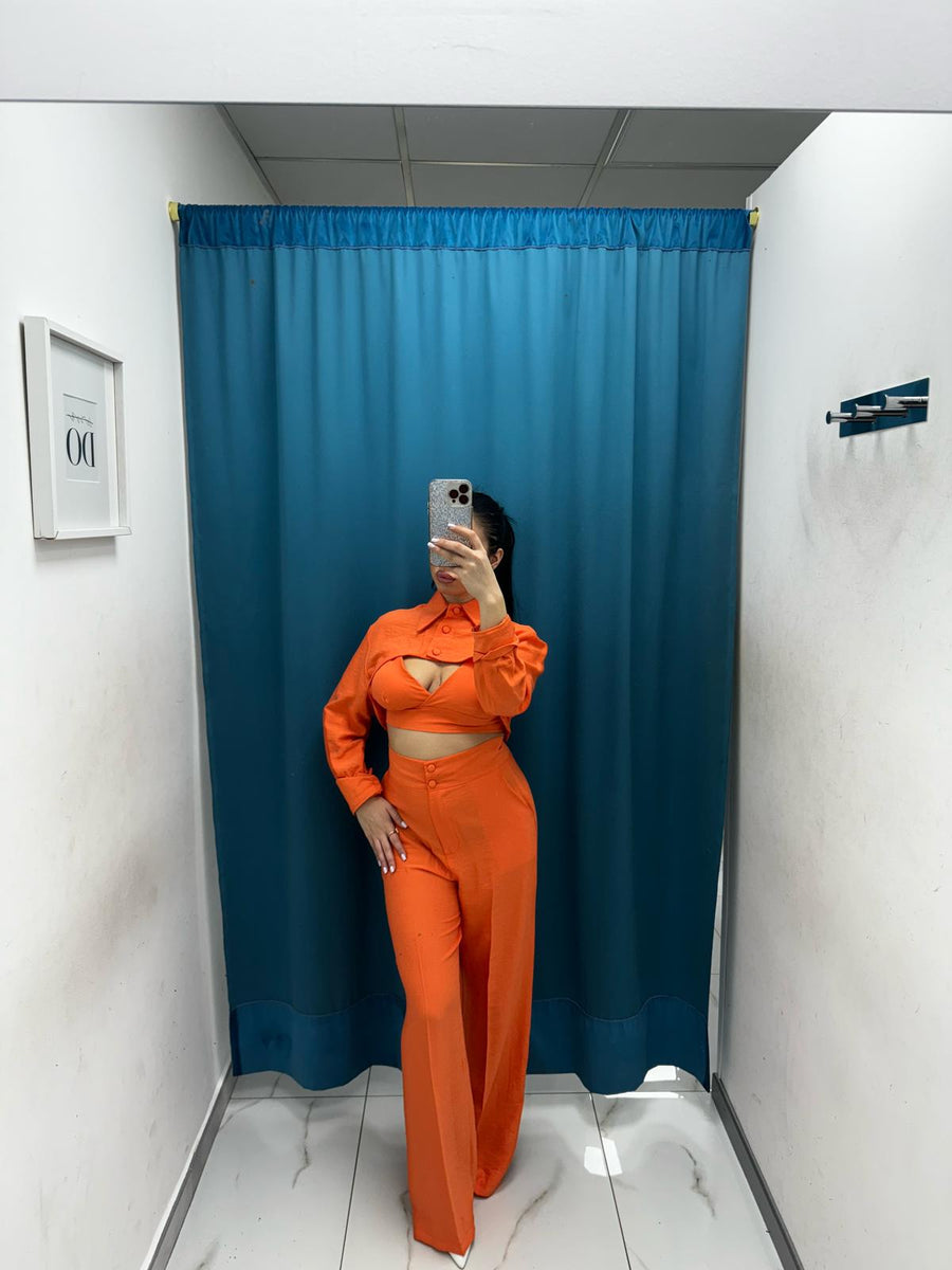 Coordinato top e pantalone 6333