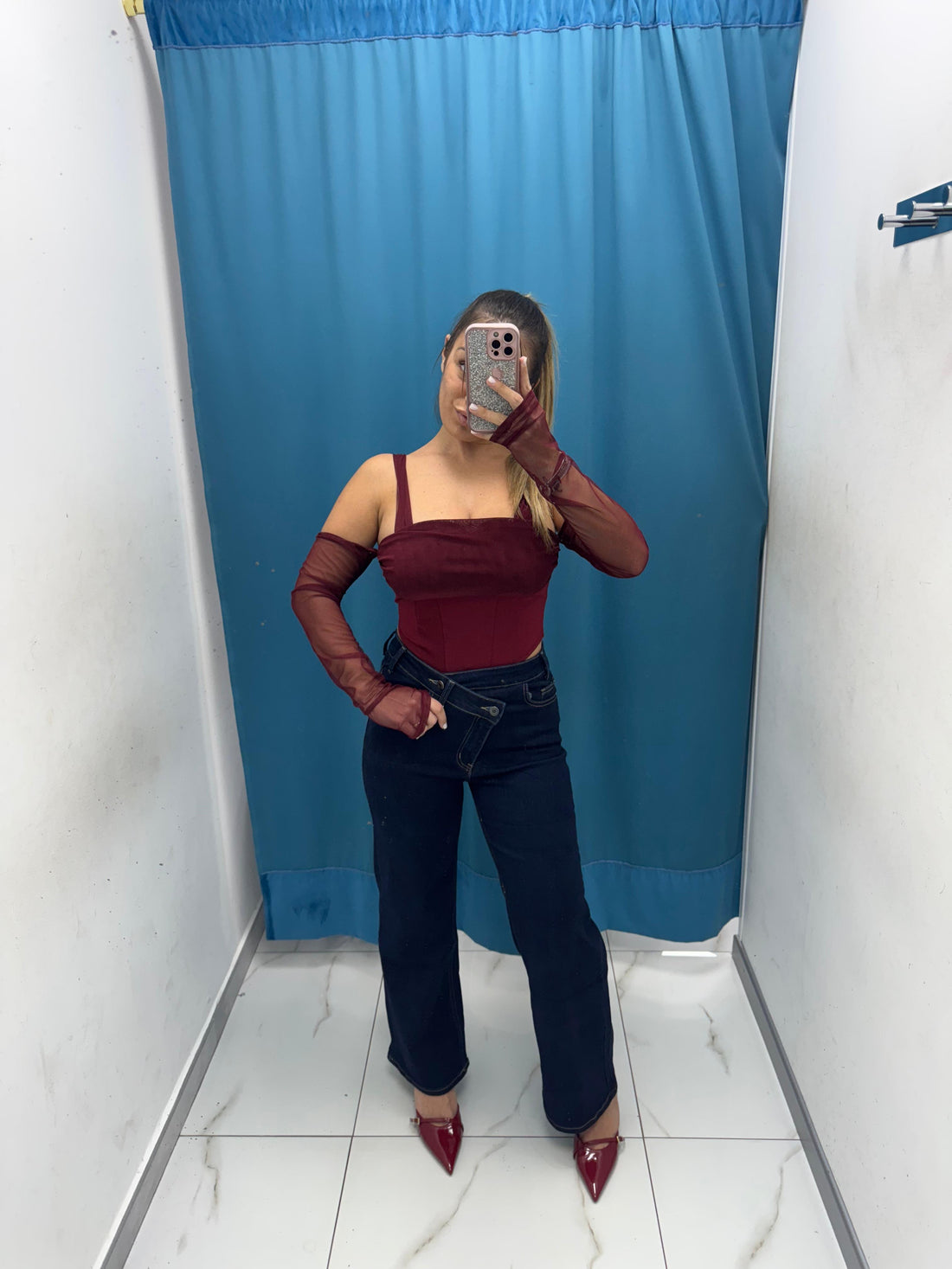 High Waist Jeans-3282