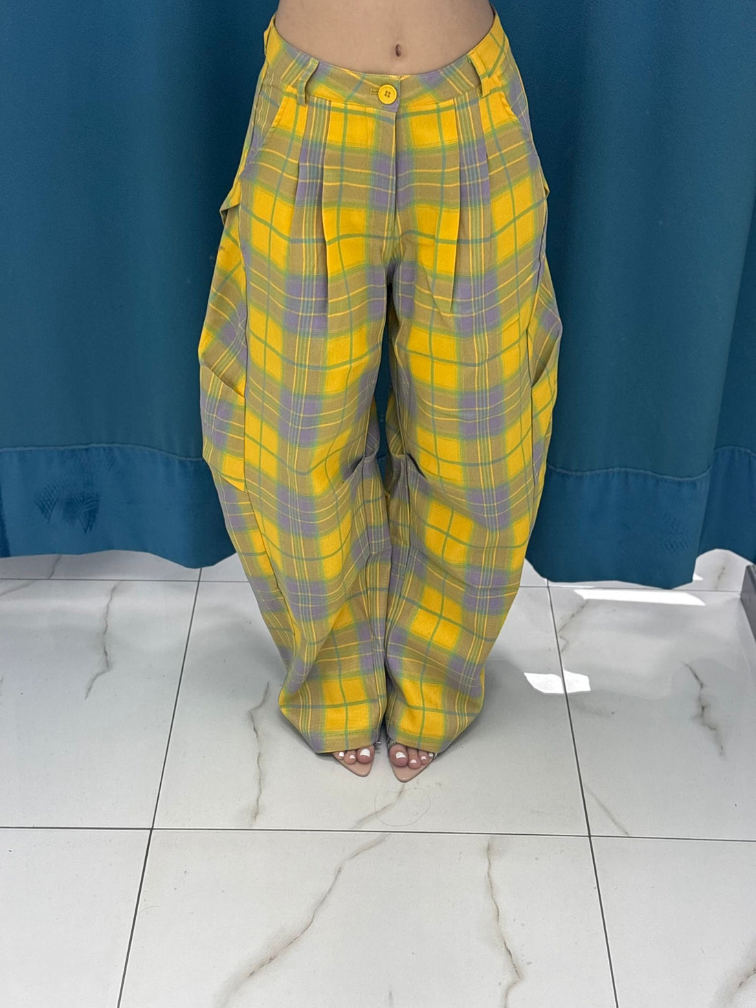 Pantalone"Sunny Plaid"-12969