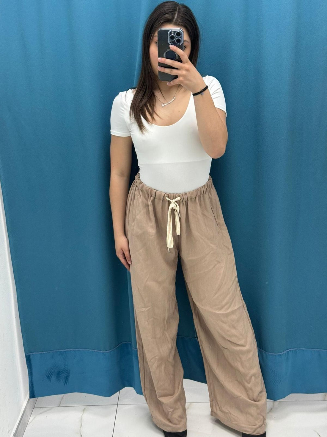 Pantalone in lino -5986