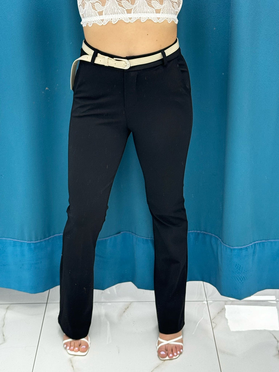 Pantalone slim nero 51134