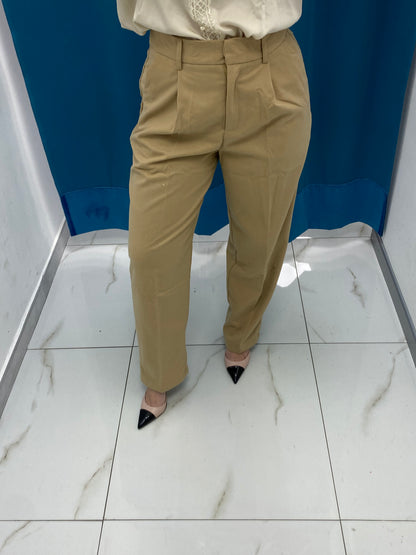 Pantalone slim fit beige 1150