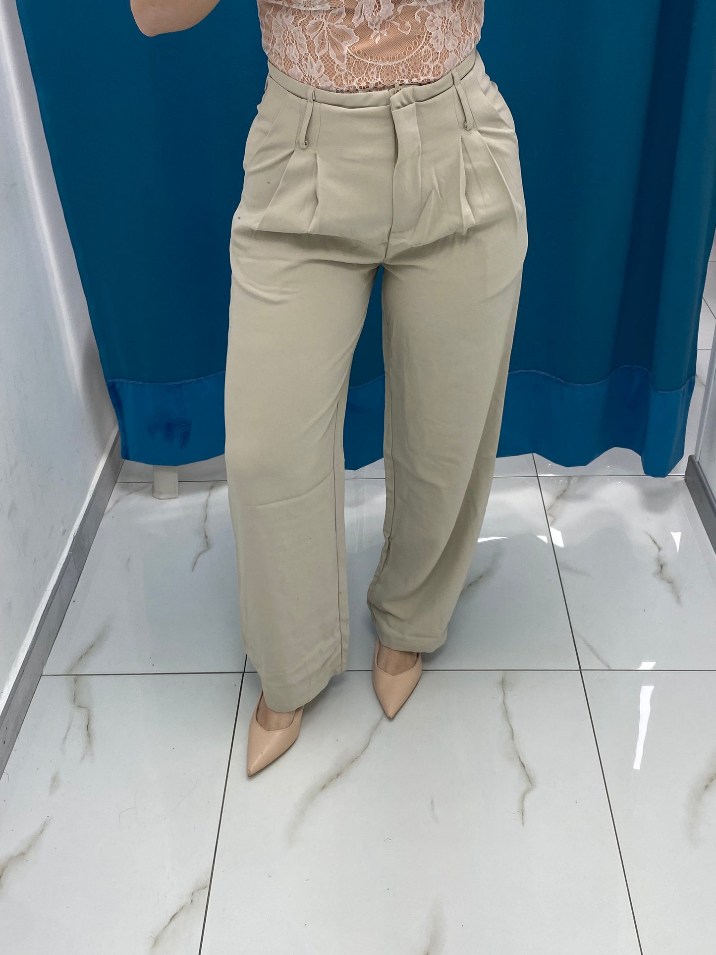 Pantalone wide leg 4916