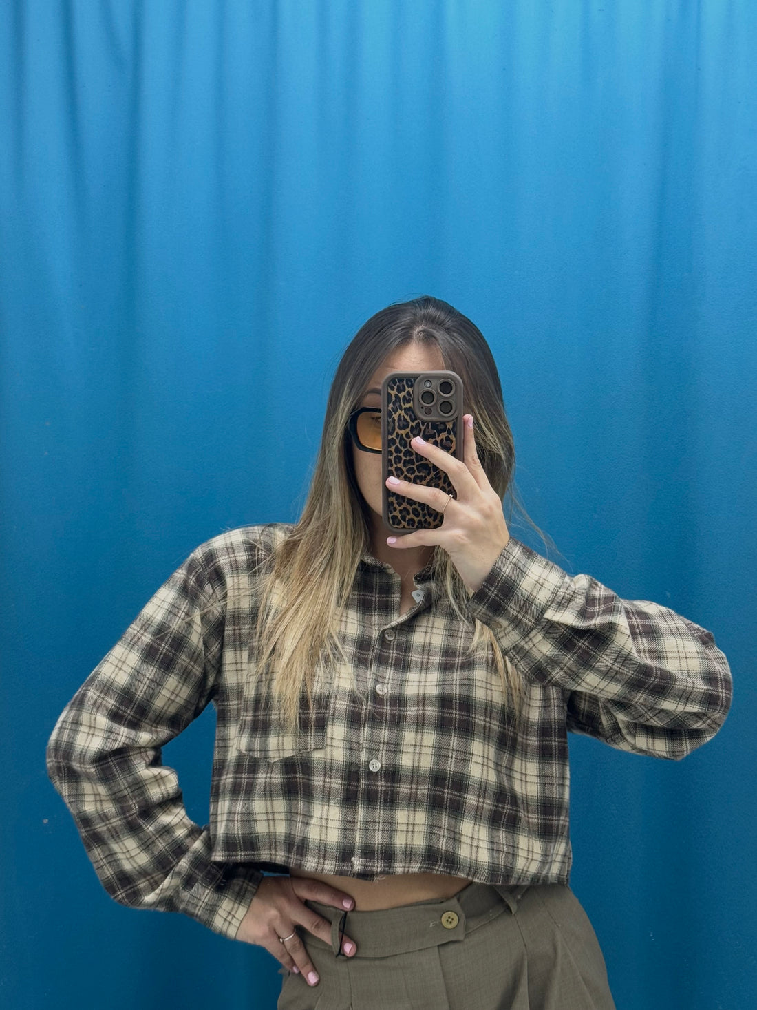 Camicetta “Brown Fields” - 25735