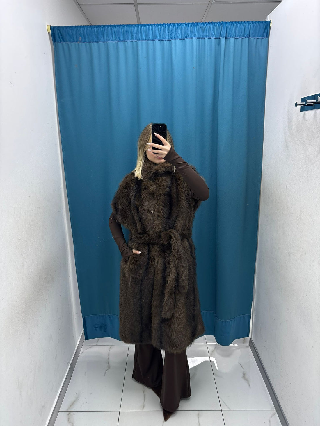 Cocoa Wrap Fur - 03224