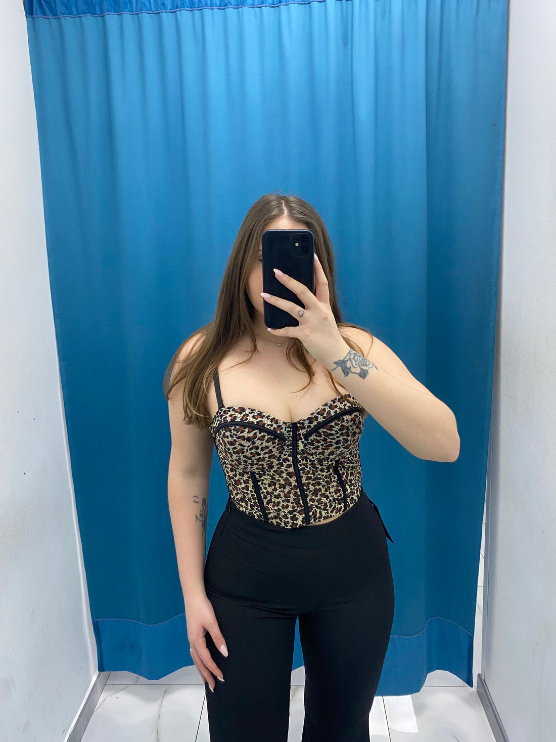 Top leopardato 6612
