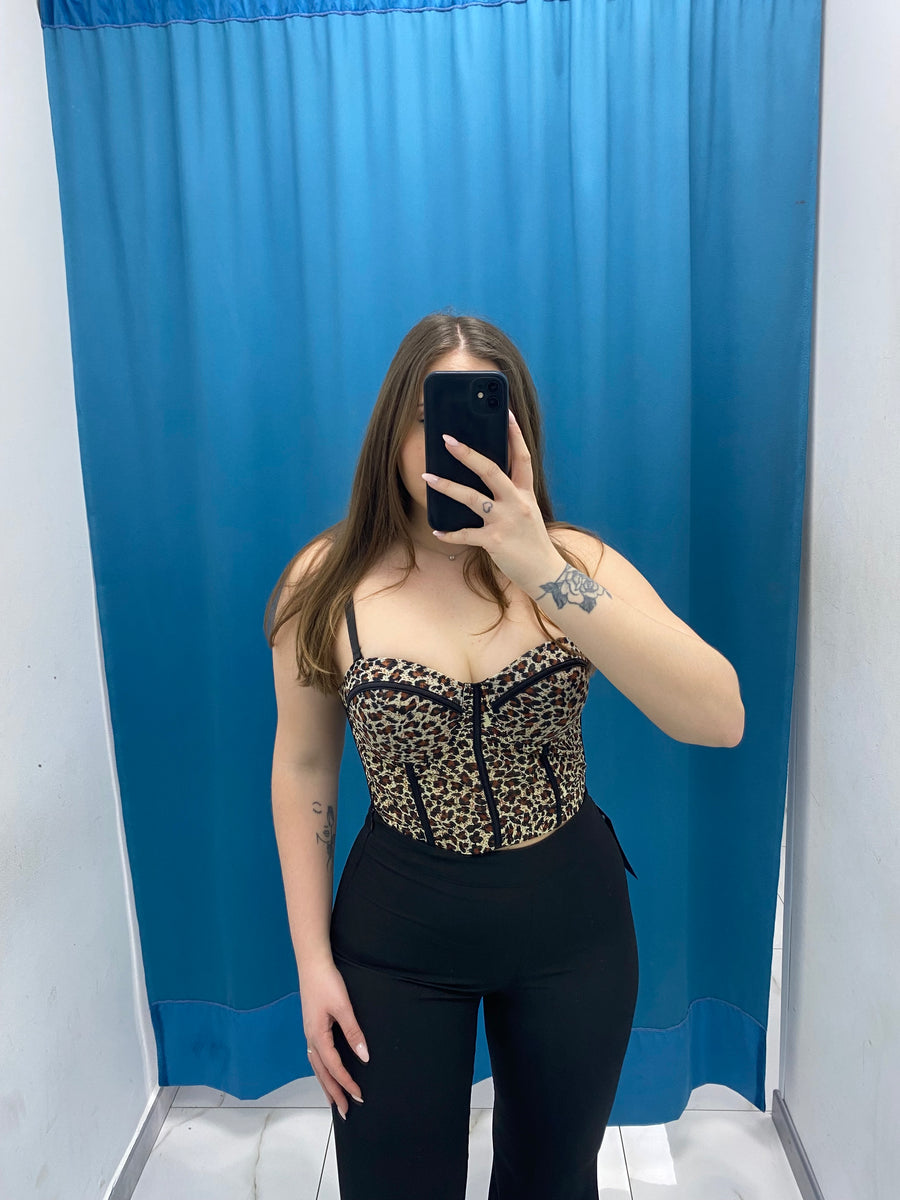 Top leopardato 6612