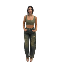 Jeans Baggy "Acid Grunge"-83211