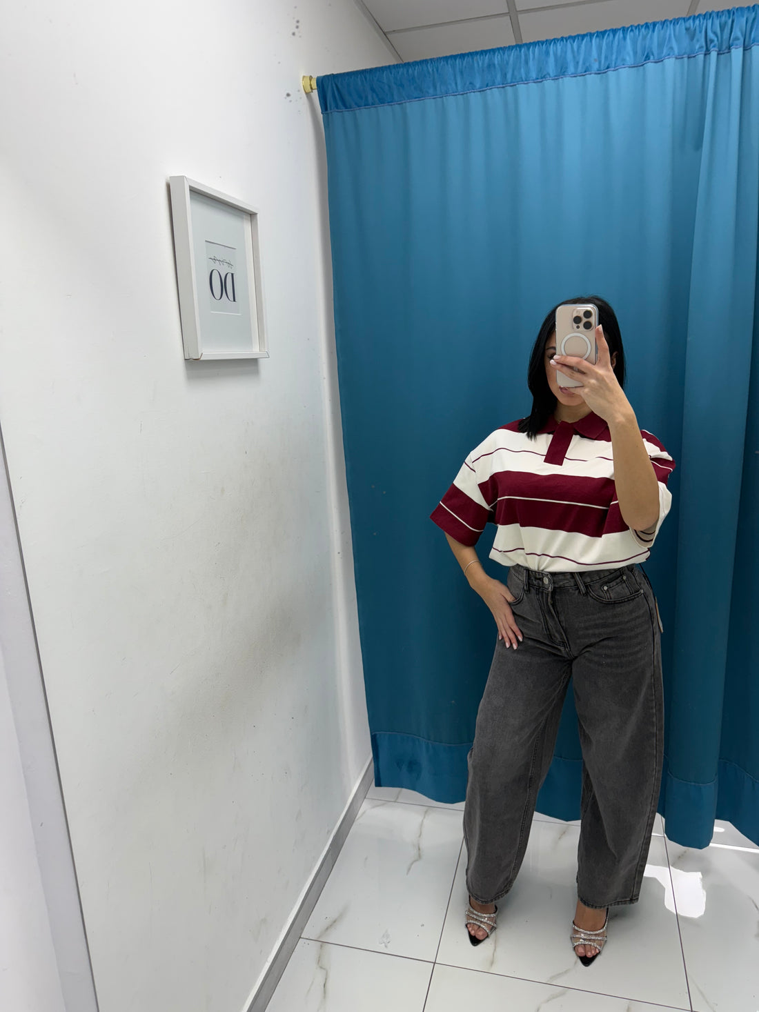 Jeans balloon grigio 24131