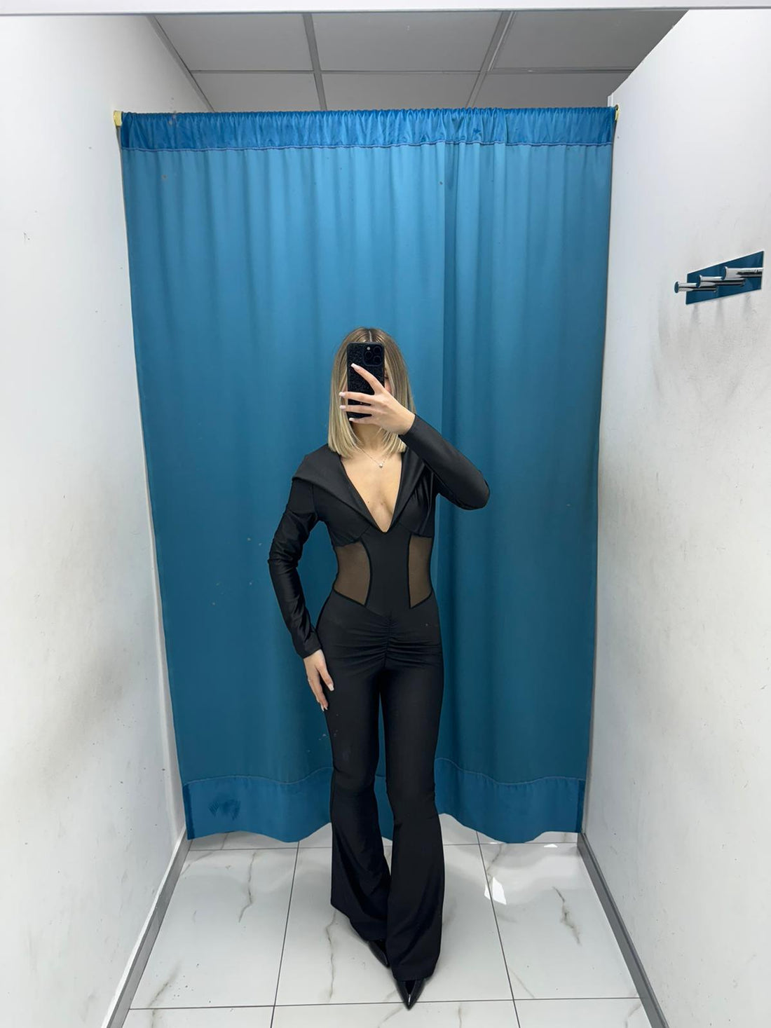 Crystal Hooded Jumpsuit - 12320