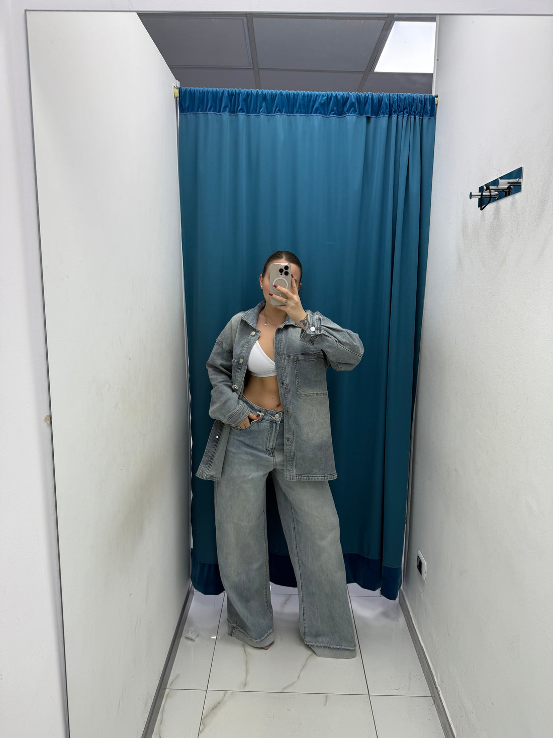 Coordinato in denim 3000/11131