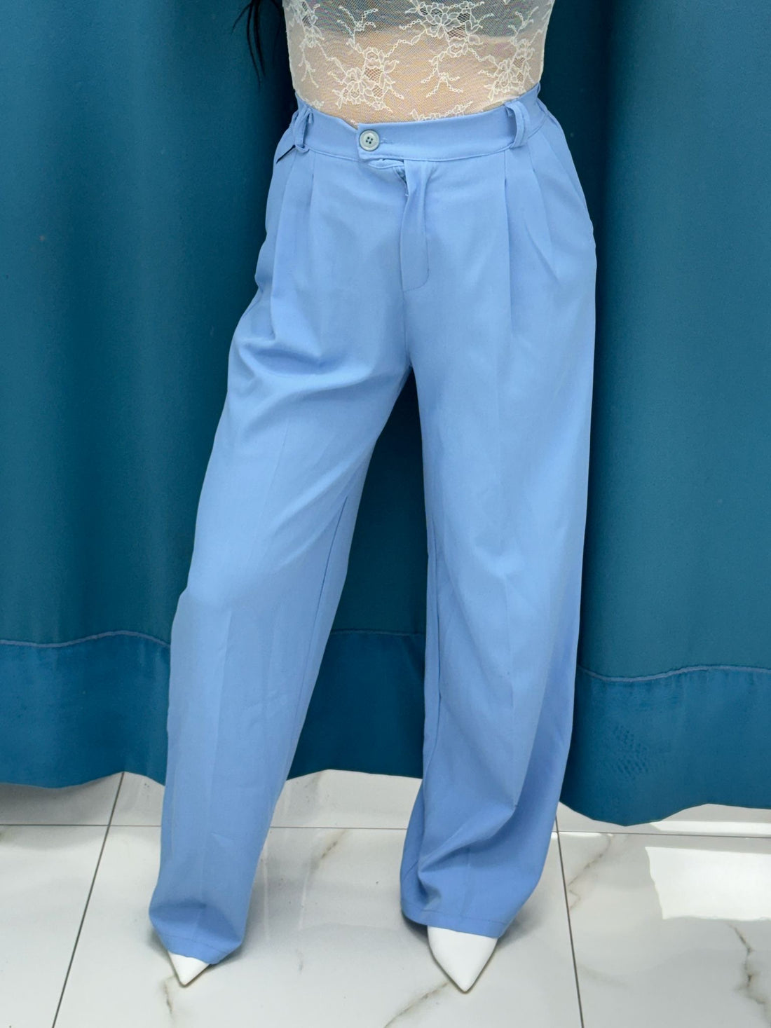 Pantalone wide leg 15592