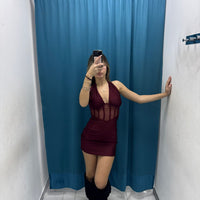 Midnight Sheer Dress - 6049