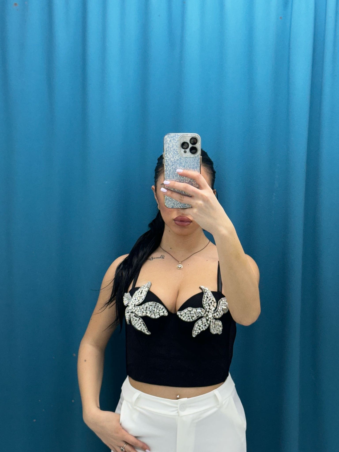 Corsetto con strass 0103
