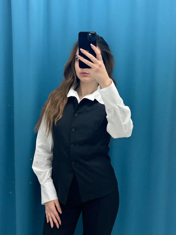Gilet con bottoni 9841