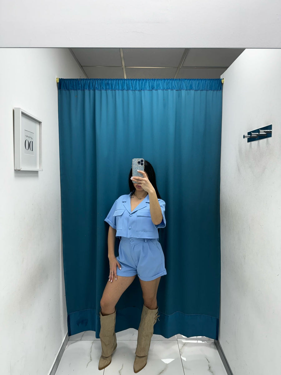 Coordinato giacca e shorts 9205