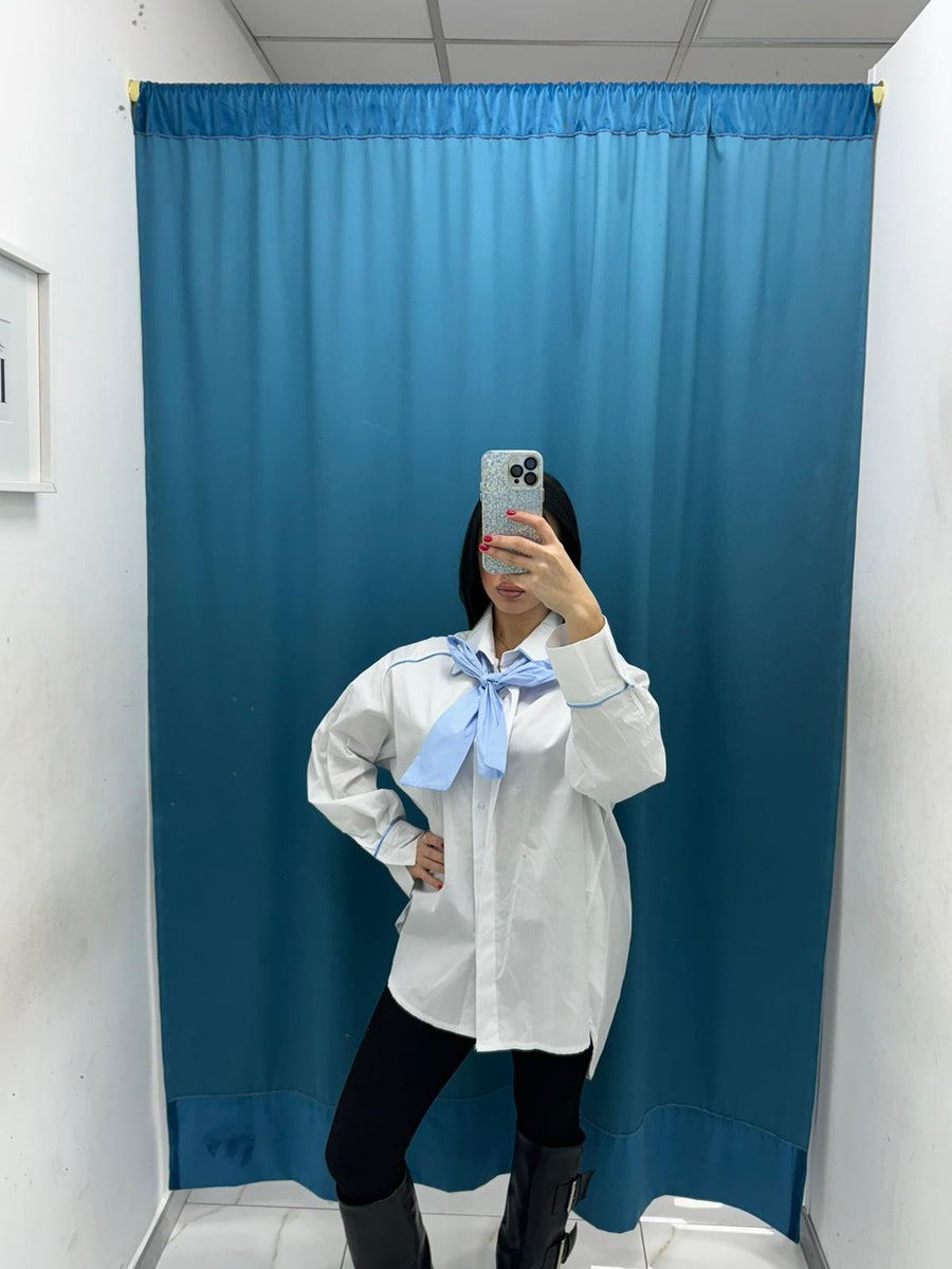 Camicia con fiocco 15933