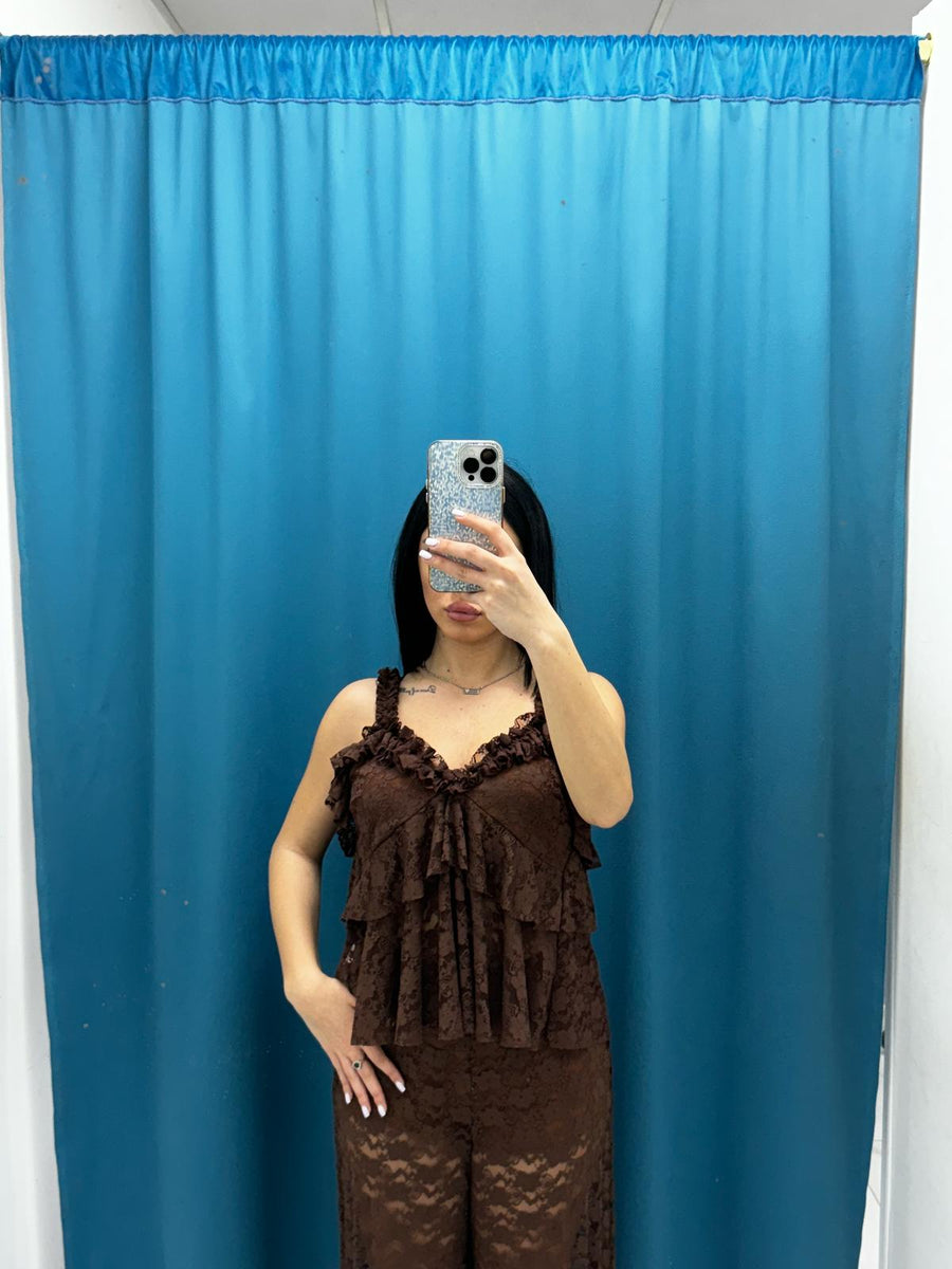 Top in pizzo lumina 2873