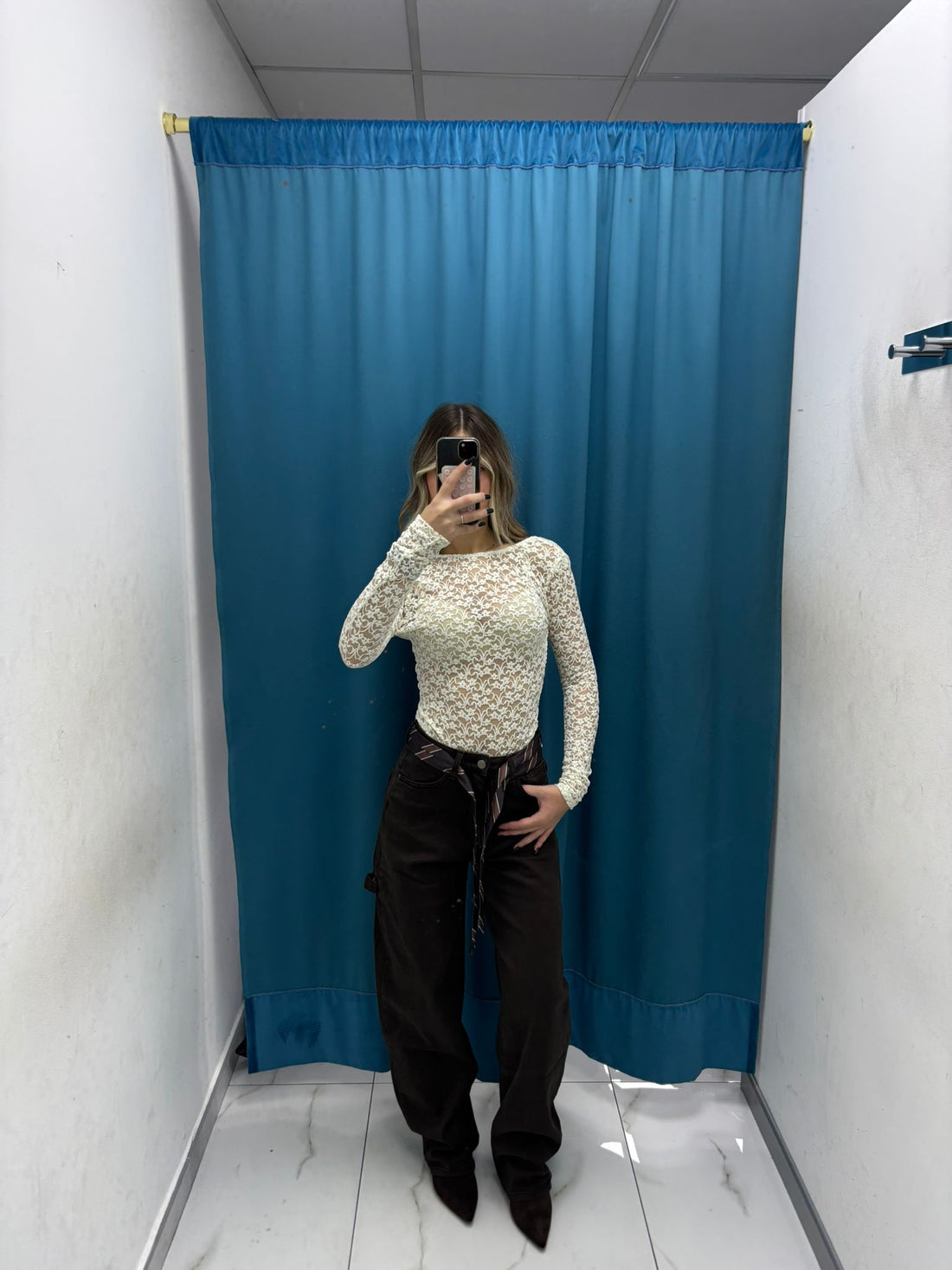 Lace Veil Top - 11852