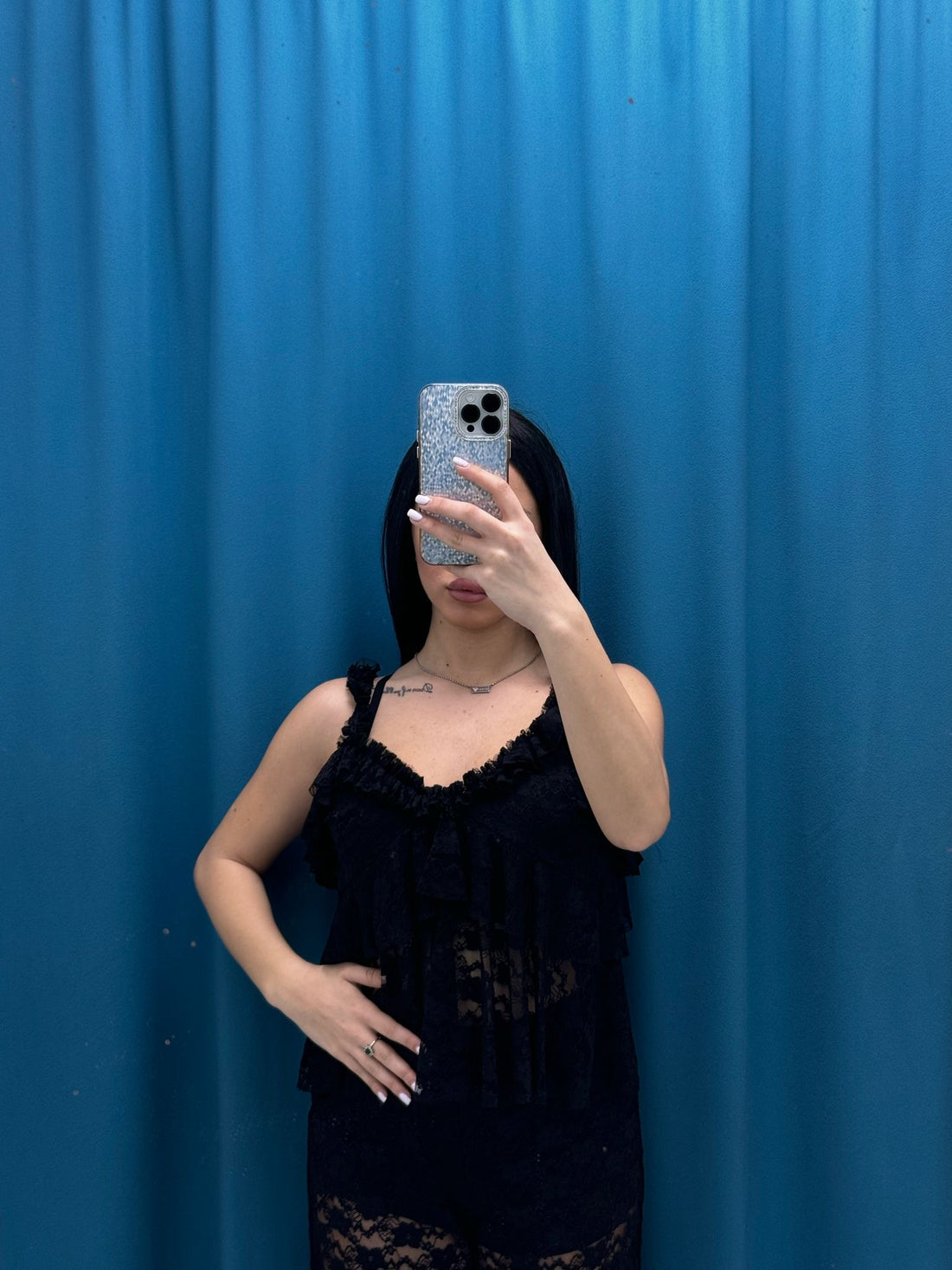 Top in pizzo lumina 2873