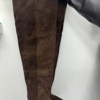 Soft Curve Suede Boots - 3307