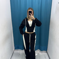 Tuta "Corset Hoodie Bicolor”-1007