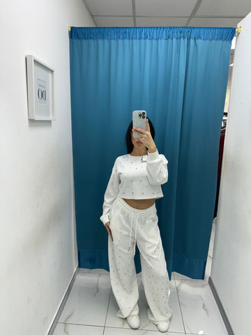 Coordinato felpa e pantalone shine by Lumina 23443