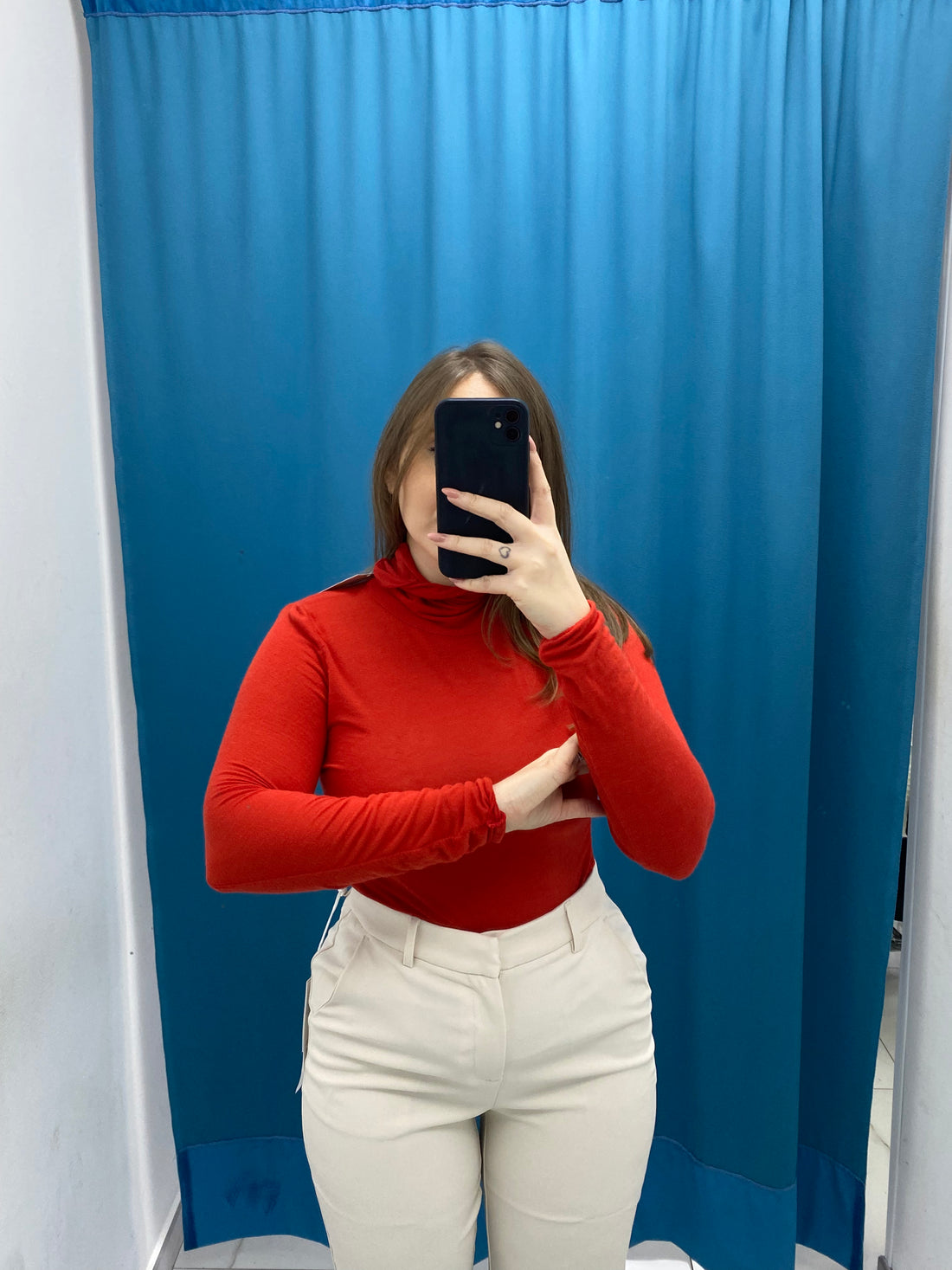 Maglia a collo alto in cashmere