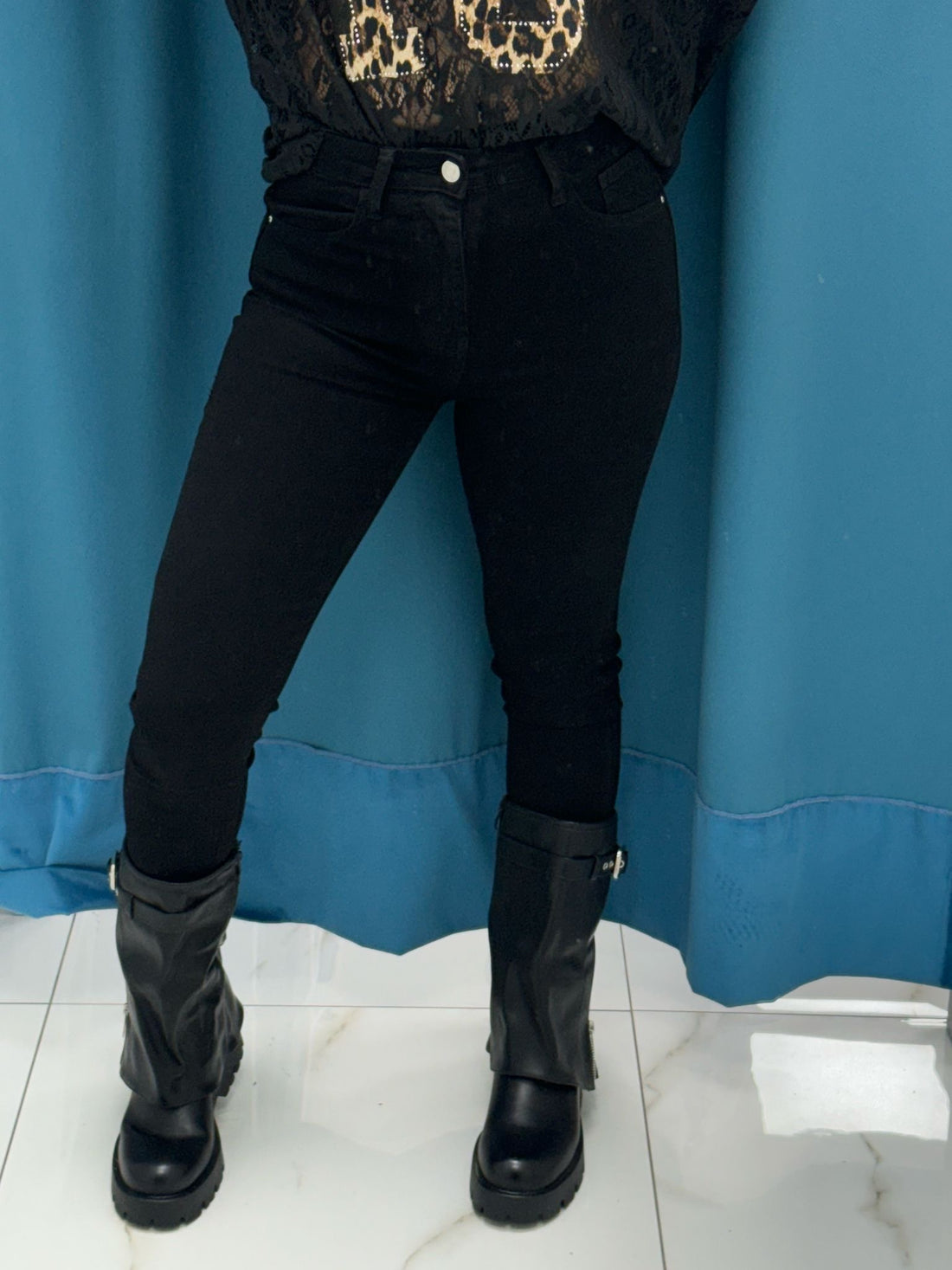 Jeans skinny nero 3515