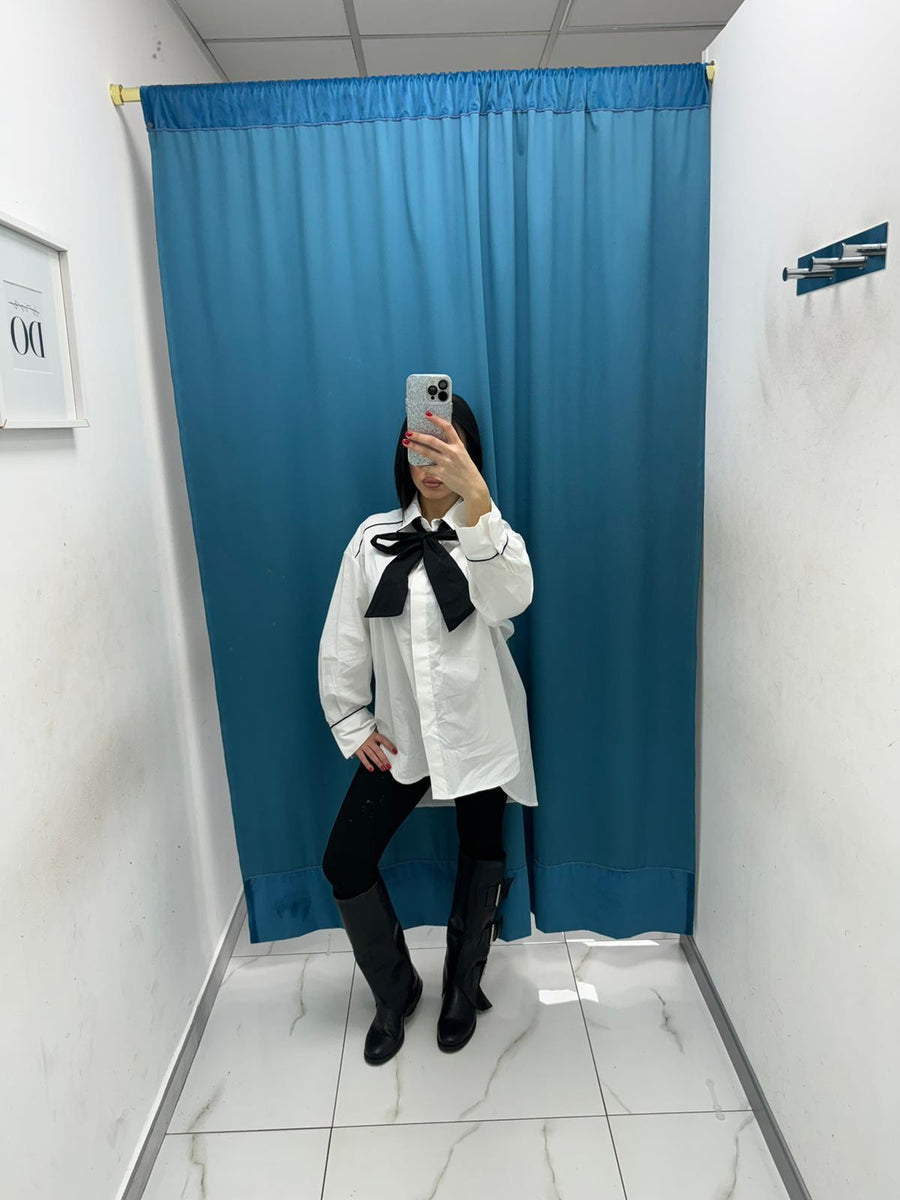 Camicia con fiocco 15933