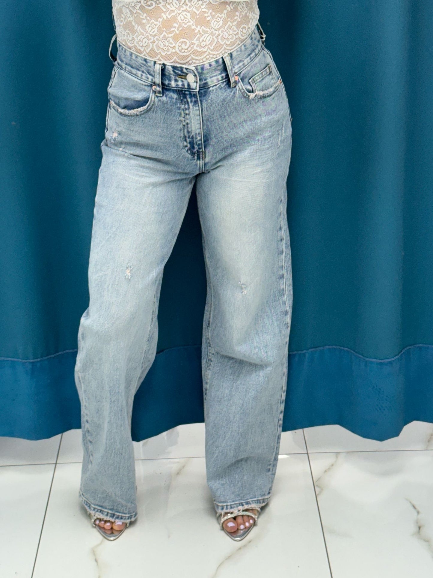 Jeans dritti denim 80005
