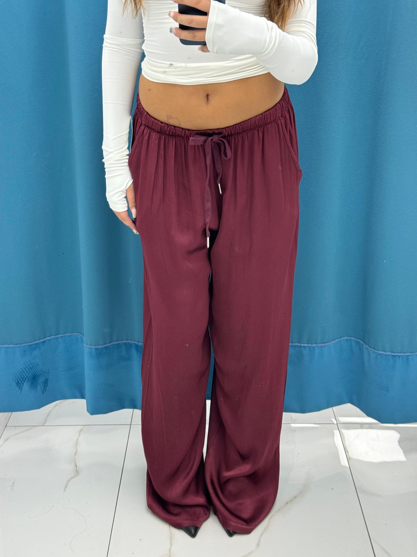 Pantalone satin 24205