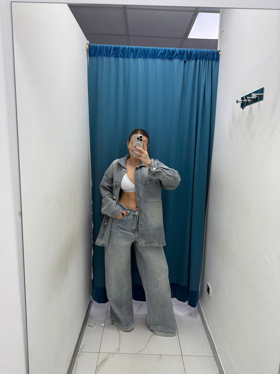 Coordinato in denim 3000/11131