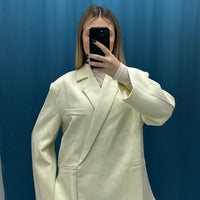 Blazer Long Cream-H4300