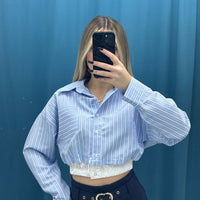 Camicia "Striped Elastic Chic"-M18031