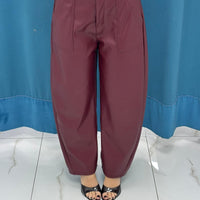 Urban Luxe Leather Pants - 18228