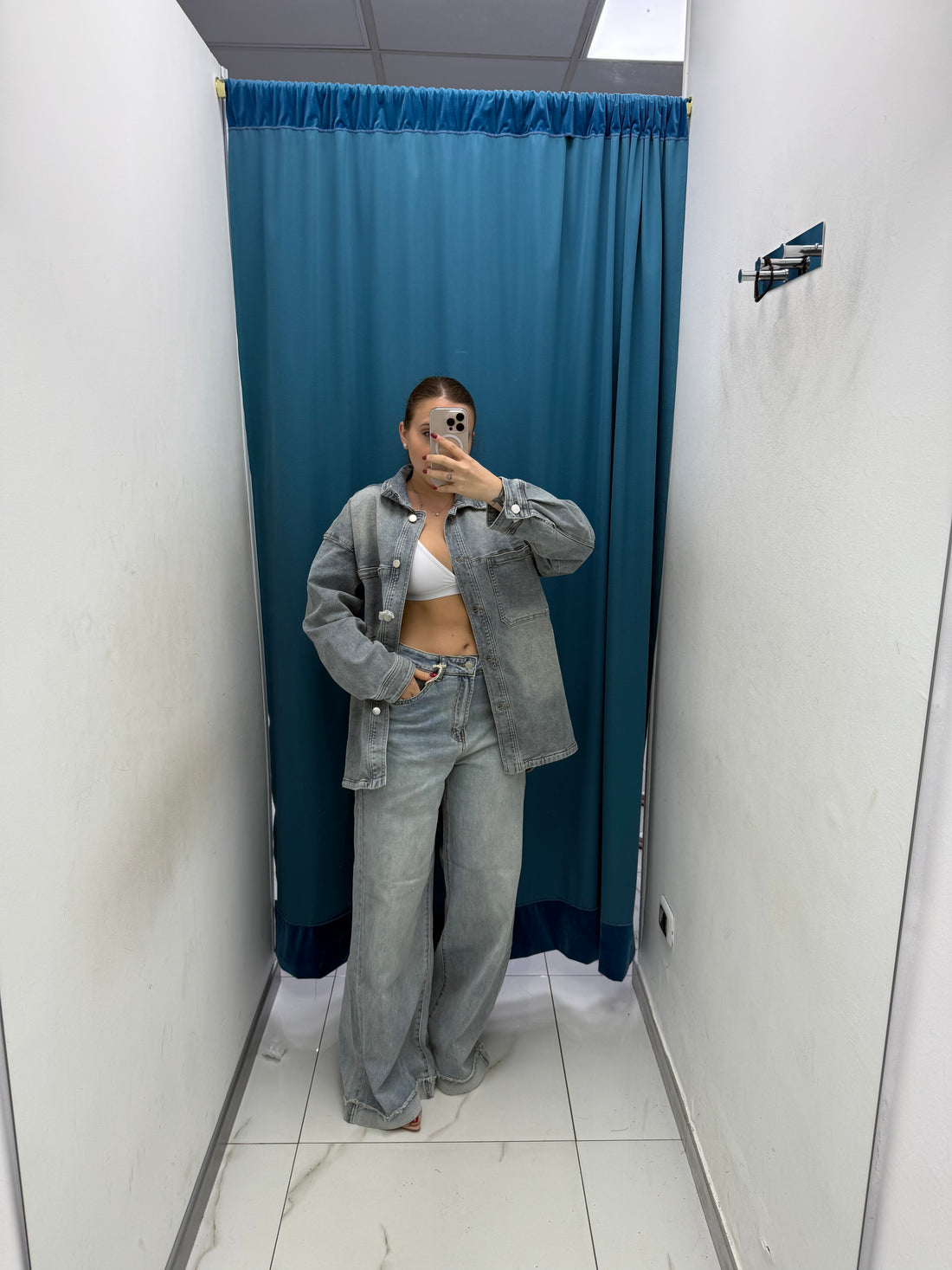Coordinato in denim 3000/11131